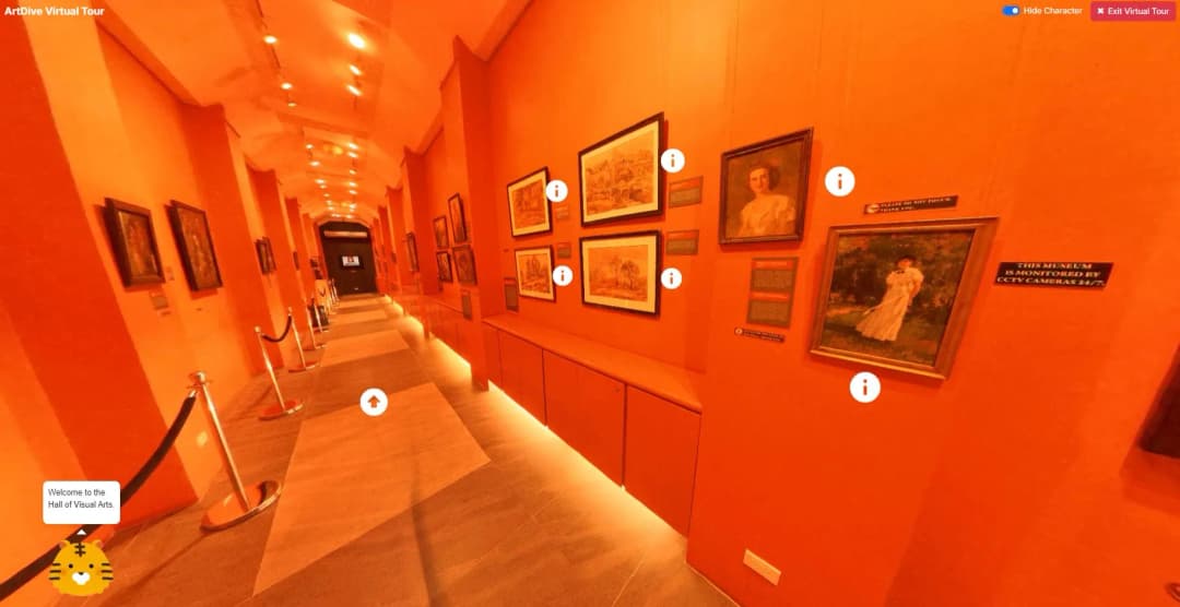 Art exhibition hall